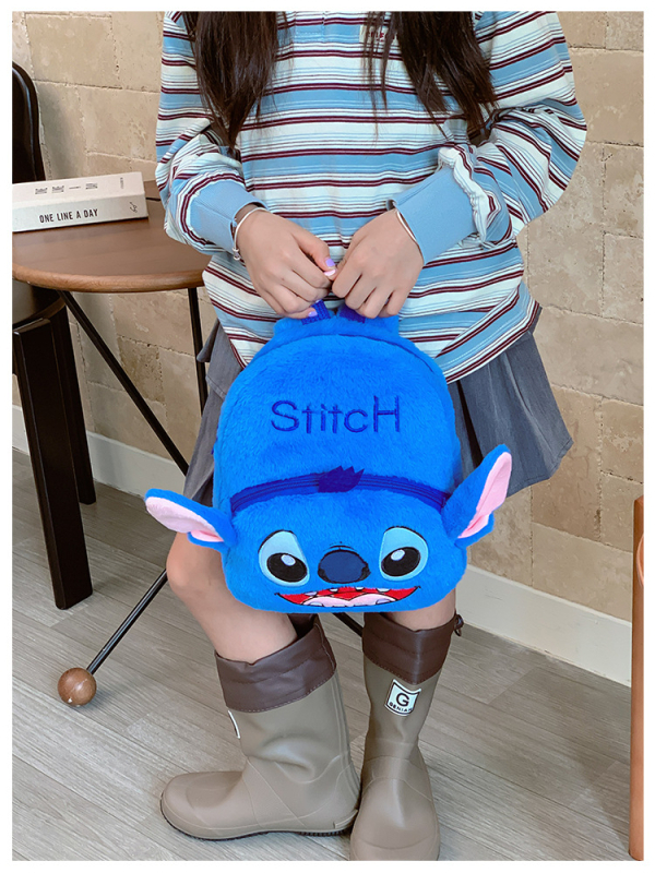 Λούτρινο σακίδιο με ζωικό σχέδιο, καμπύλοι ιμάνες ώμου, επένδυση από νάιλον, λειτουργία μείωσης βάρους