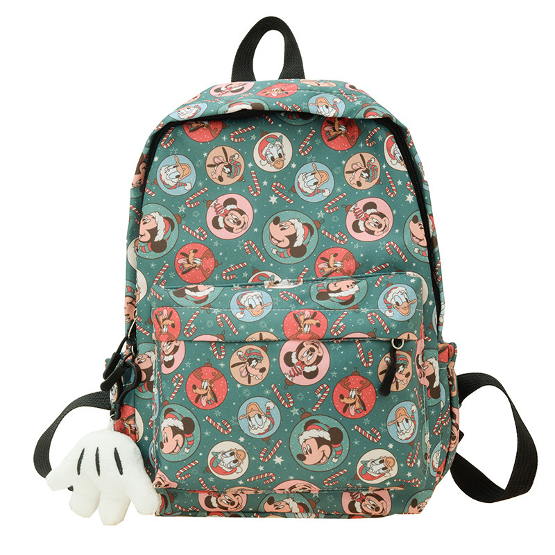 Παιδική σχολική τσάντα με μοτίβο καρτούν princess, νάιλον, εργονομική καμπύλη πλάτης που μειώνει το φορτίο, επεκτάσιμη χωρητικότητα, επένδυση πολυεστέρα-βαμβάκι