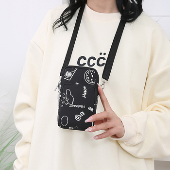 Geantă de braț pentru sporturi în aer liber, material Oxford, căptușeală poliester, unisex, primăvara 2024