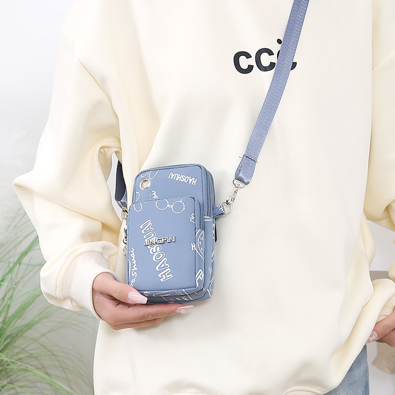 Geantă de braț pentru sporturi în aer liber, material Oxford, căptușeală poliester, unisex, primăvara 2024