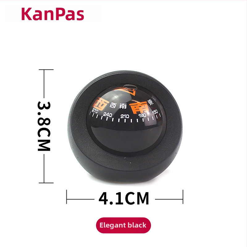 Automobiļu kompasa vadības bumba – augsta precizitāte, spīd, metāla korpuss (Materiāls: Metāls)