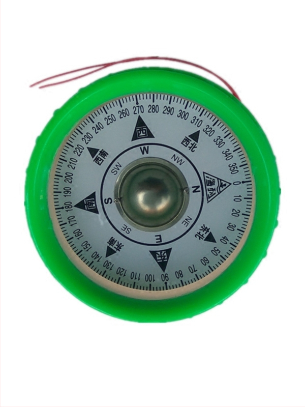 Jūrų magnetinis kompasas su smūgiams atspariu korpusu, atsparus vandeniui, elektriniu apšvietimu