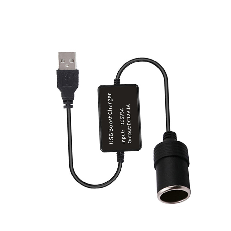 RJ11 csatlakozós DC-DC tápegység autó dash cam és radar detektor számára, 12V1A, 10W, 1,5 m