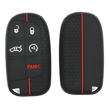 Kapu silikonó kalýmma kleidiou gia Jeep — anthektikó sti fthorá kai ptóseis, minimalistikós stil