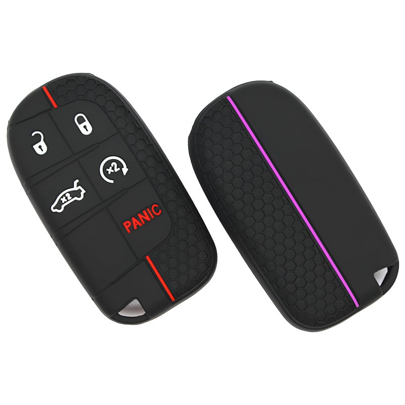 Kapu silikonó kalýmma kleidiou gia Jeep — anthektikó sti fthorá kai ptóseis, minimalistikós stil