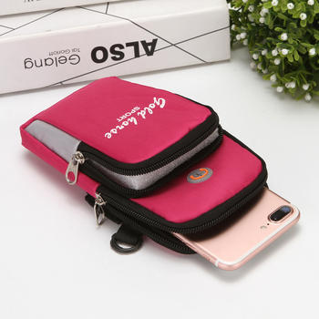 Geantă de telefon pentru braț, curea diagonală, material Oxford, brand YITONG, cu logo tipărit, destinată adulților, pentru alergare, ciclism și drumeții.