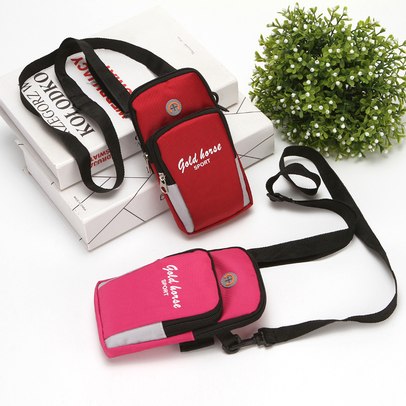 Geantă de telefon pentru braț, curea diagonală, material Oxford, brand YITONG, cu logo tipărit, destinată adulților, pentru alergare, ciclism și drumeții.