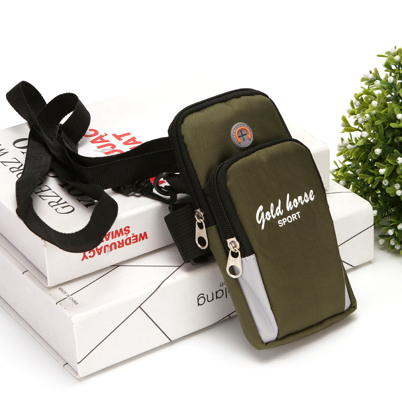 Geantă de telefon pentru braț, curea diagonală, material Oxford, brand YITONG, cu logo tipărit, destinată adulților, pentru alergare, ciclism și drumeții.