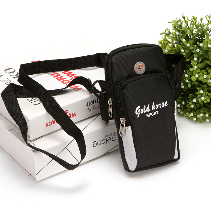 Geantă de telefon pentru braț, curea diagonală, material Oxford, brand YITONG, cu logo tipărit, destinată adulților, pentru alergare, ciclism și drumeții.