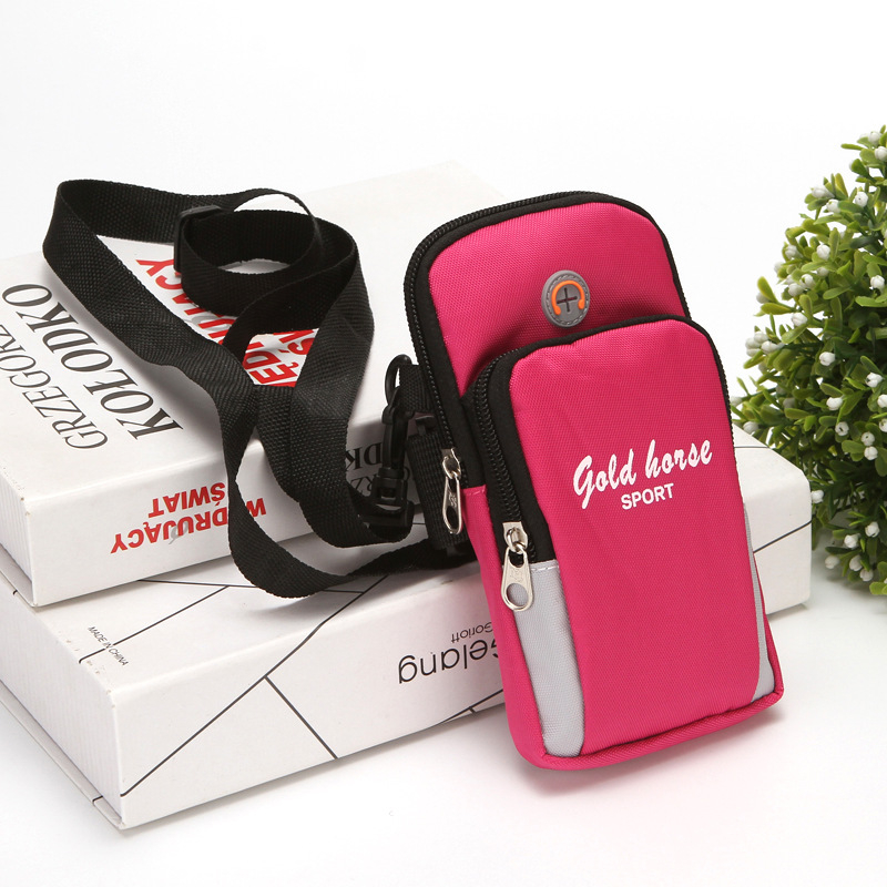 Geantă de telefon pentru braț, curea diagonală, material Oxford, brand YITONG, cu logo tipărit, destinată adulților, pentru alergare, ciclism și drumeții.