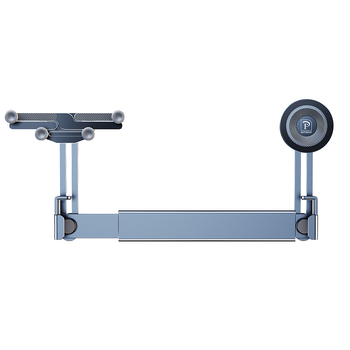 Suport auto pentru ecranul central - suport pentru telefon din aliaj de aluminiu, cu aderență magnetică și poziționare duală prin gravitație