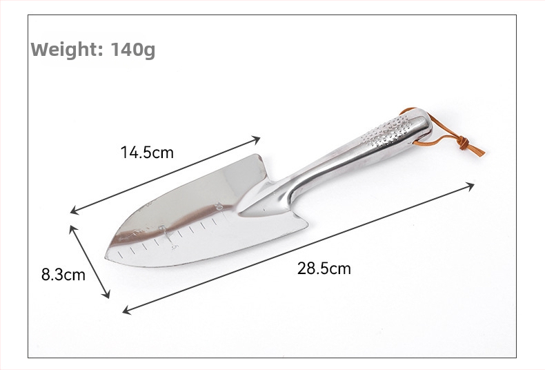 Неръждаема стоманена градинска лопатка за копаене на пясък навън, домашно градинарство и засаждане на цветя, инструмент за балконско засаждане