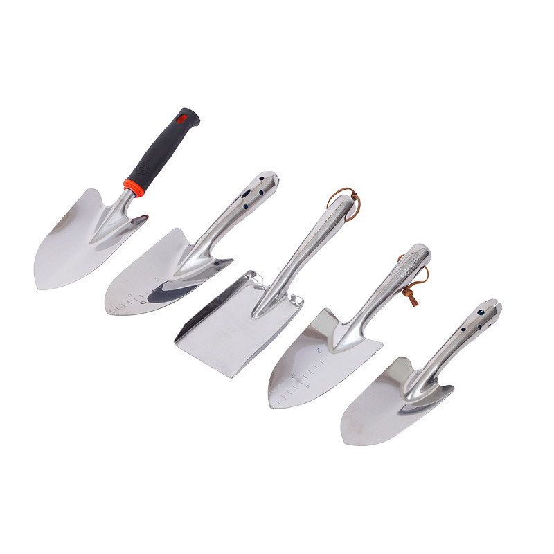 Неръждаема стоманена градинска лопатка за копаене на пясък навън, домашно градинарство и засаждане на цветя, инструмент за балконско засаждане