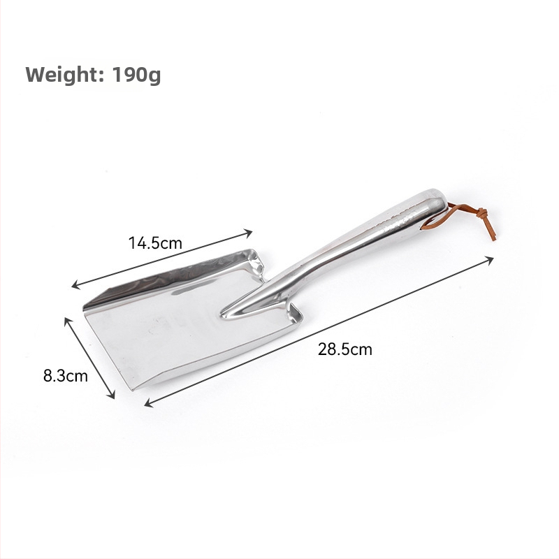 Неръждаема стоманена градинска лопатка за копаене на пясък навън, домашно градинарство и засаждане на цветя, инструмент за балконско засаждане
