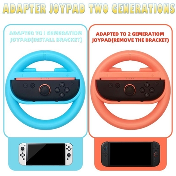 Joy-Con vairavimo ratai Switch – 2 vnt rinkinys, ABS, 230 g, suderinamas su Joy-Con, 12+ metų