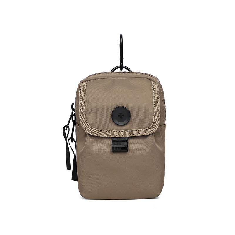 Torba za mobitel Unisex, najlon, zatvarač, džep za ID, uspravni kvadratni oblik
