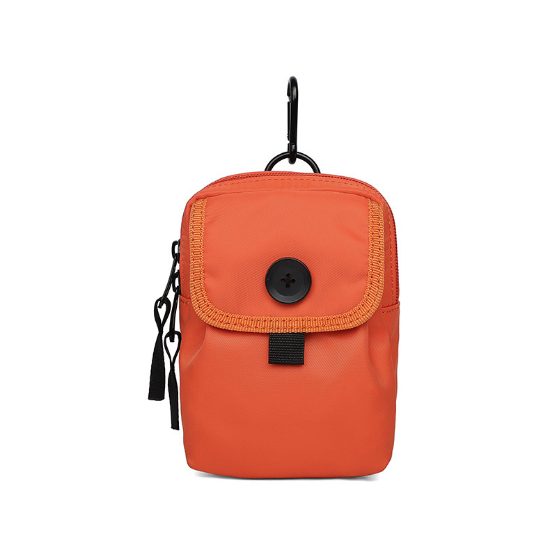 Torba za mobitel Unisex, najlon, zatvarač, džep za ID, uspravni kvadratni oblik