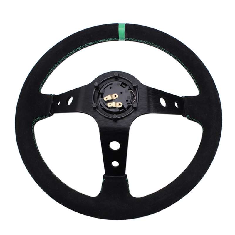 Suede sporta stūre, modelis STW025, zīmols RASTP, universāla saderība.