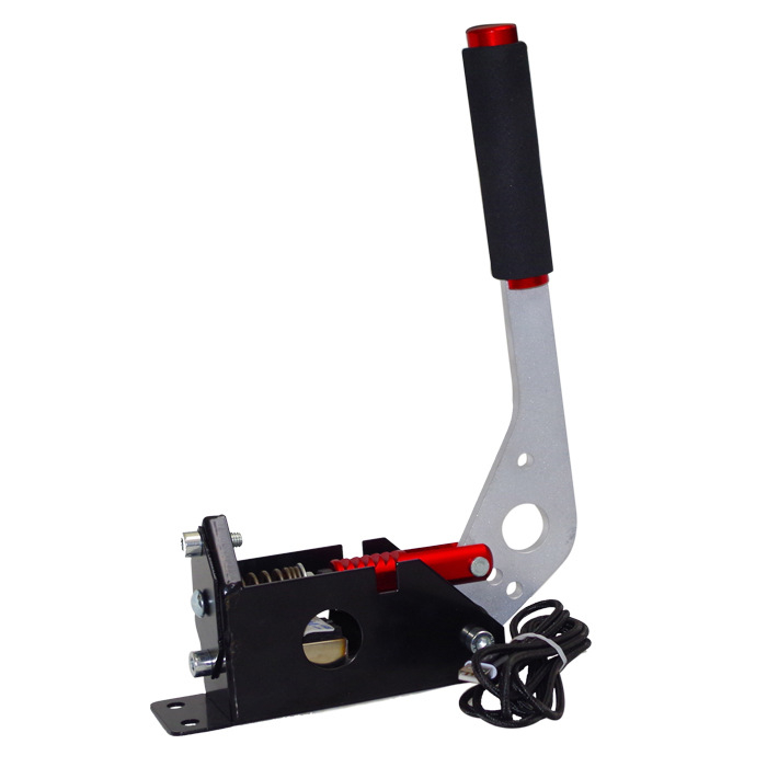 Drift verseny kormány-ülés tartó lineáris kézifékkel Logitech G27/G29/T300/FANATEC – Modell 3501, kompatibil G27/G29/T300/FANATEC modllekkel, testreszabás: igen, feldolgozási idő 1–3 nap, csoportos összeszerelés