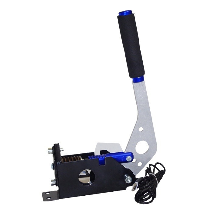 Drift verseny kormány-ülés tartó lineáris kézifékkel Logitech G27/G29/T300/FANATEC – Modell 3501, kompatibil G27/G29/T300/FANATEC modllekkel, testreszabás: igen, feldolgozási idő 1–3 nap, csoportos összeszerelés