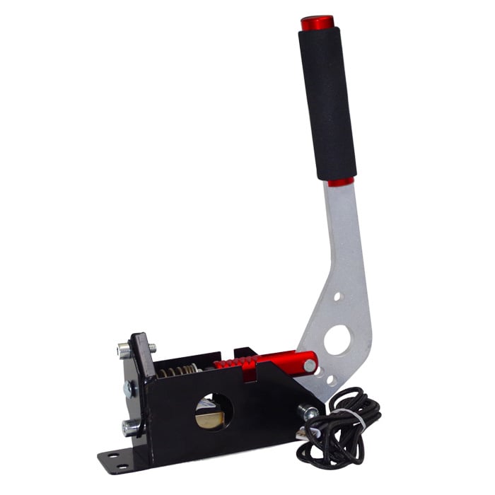 Drift verseny kormány-ülés tartó lineáris kézifékkel Logitech G27/G29/T300/FANATEC – Modell 3501, kompatibil G27/G29/T300/FANATEC modllekkel, testreszabás: igen, feldolgozási idő 1–3 nap, csoportos összeszerelés