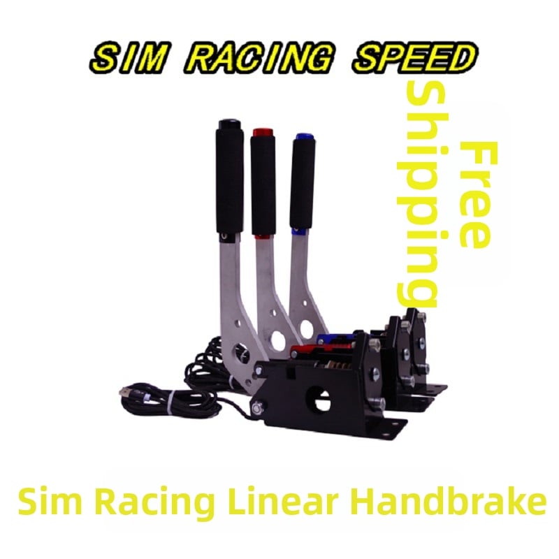 Drift závodný volant a sedadlový držiak s lineárnym ručným brzdom pre Logitech G27/G29/T300/FANATEC – model 3501, kompatibilný s G27/G29/T300/FANATEC, prispôsobenie: áno, spracovanie 1–3 dní, skupinová montáž