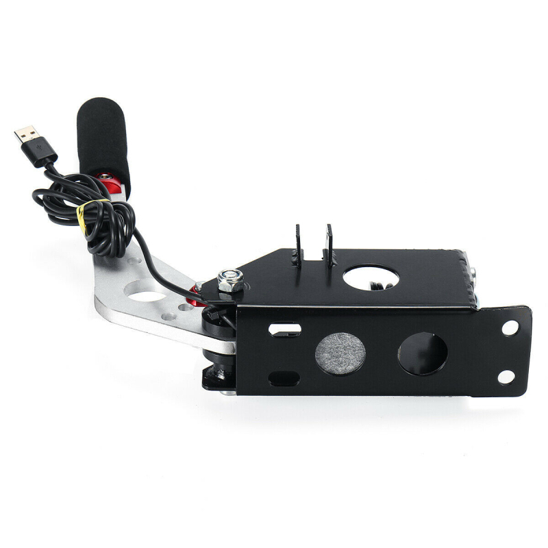 Drift verseny kormány-ülés tartó lineáris kézifékkel Logitech G27/G29/T300/FANATEC – Modell 3501, kompatibil G27/G29/T300/FANATEC modllekkel, testreszabás: igen, feldolgozási idő 1–3 nap, csoportos összeszerelés