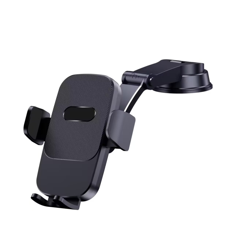 Auto držač za telefon, podesiv po visini, sklopiv, s velikom vakuumskom čašom, 360° rotacija, universalni držač ploče.