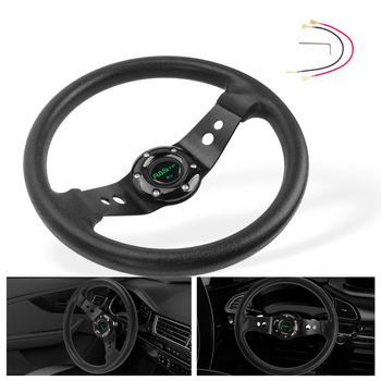 Sacīkšu stūre no poliuretāna — modelis STW076, universāls vispārējai lietošanai