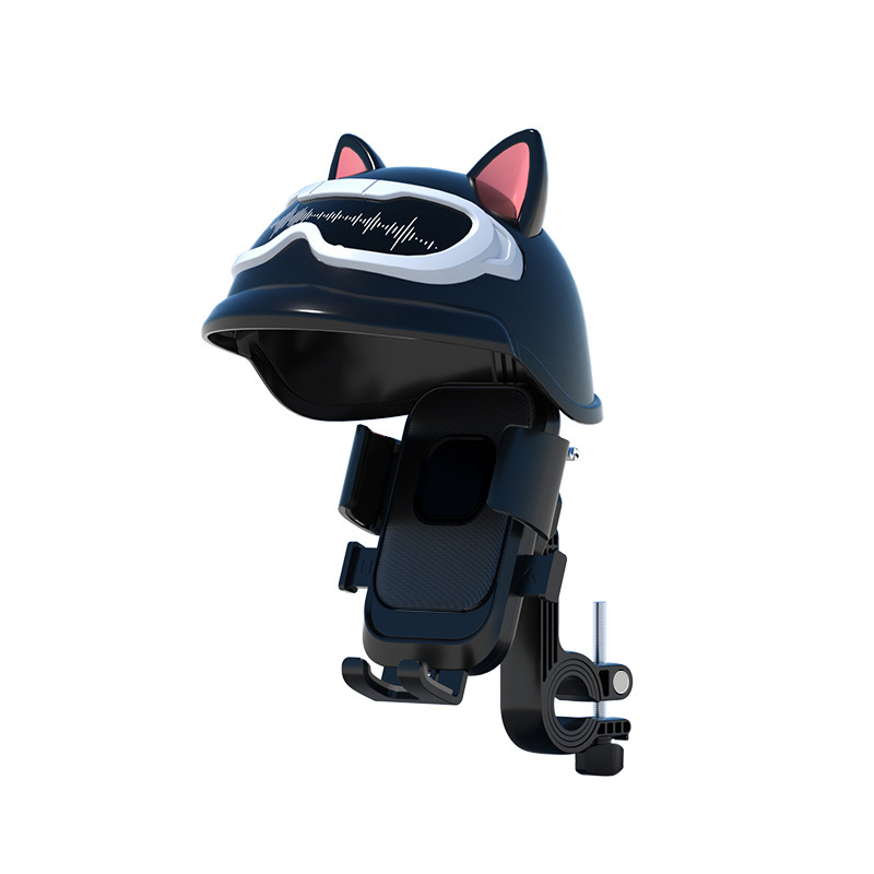 Valley Shichuan Technology XY-093 Suport pentru telefon pentru vehicule electrice — Suport rezistent la șocuri pentru curieri pe bicicletă, stil desen animat, protecție împotriva soarelui și ploii