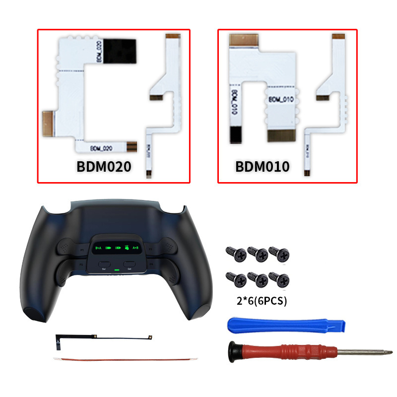 Adaptor PS5 Elite pentru tastele de pe spate cu patru taste, programare macro, clips de prindere, conexiune wireless, carcasă din policarbonat