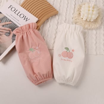 Γυναικείες μανίκια γραφείου - μοτίβο κερασιού, πολυεστέρας, μινιμαλιστικό στυλ, αντιβρωμιά, μάρκα Konoha fei