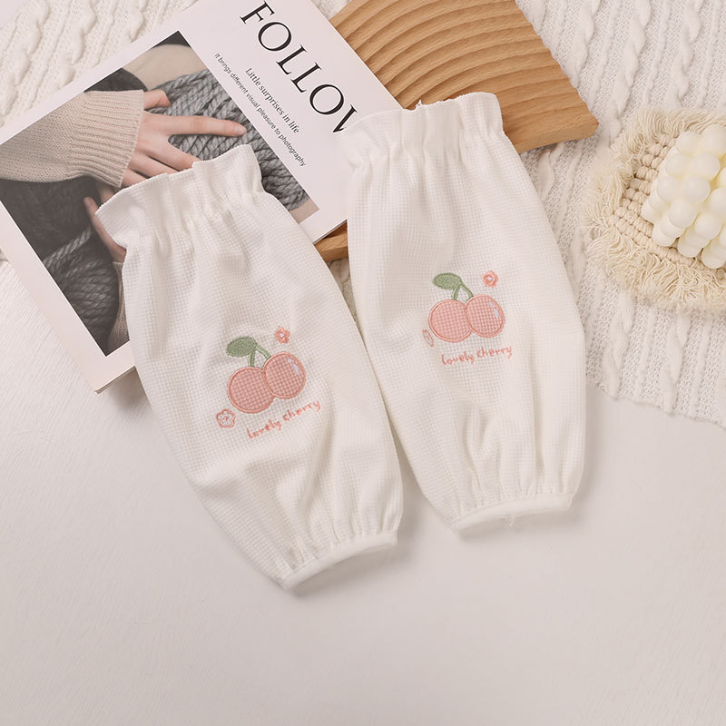 Γυναικείες μανίκια γραφείου - μοτίβο κερασιού, πολυεστέρας, μινιμαλιστικό στυλ, αντιβρωμιά, μάρκα Konoha fei