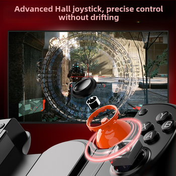 D8+ USB-C Bluetooth herný ovládač s dvojmódovým režimom pre mobilné telefóny, tablety a Switch – Plug-and-Play