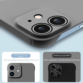 Калъф за iPhone 13–16, безрамков твърд корпус, матов PC материал, охлаждане и защита против изпускане