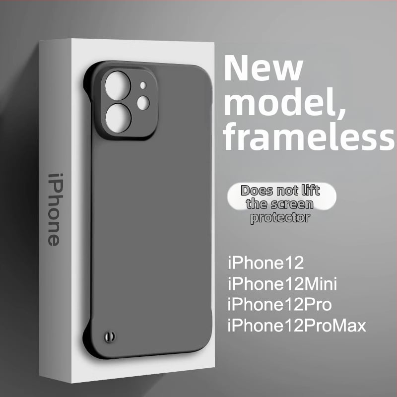 Калъф за iPhone 13–16, безрамков твърд корпус, матов PC материал, охлаждане и защита против изпускане