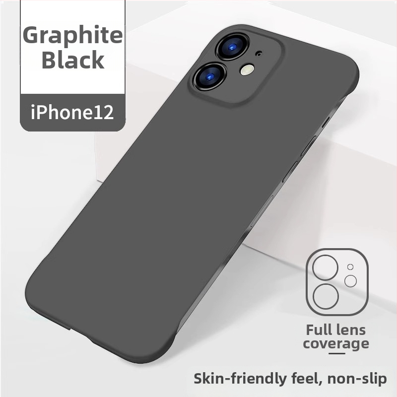 Калъф за iPhone 13–16, безрамков твърд корпус, матов PC материал, охлаждане и защита против изпускане