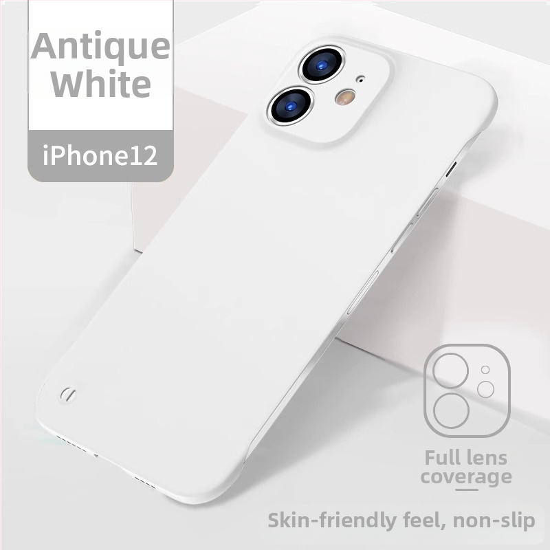 Калъф за iPhone 13–16, безрамков твърд корпус, матов PC материал, охлаждане и защита против изпускане