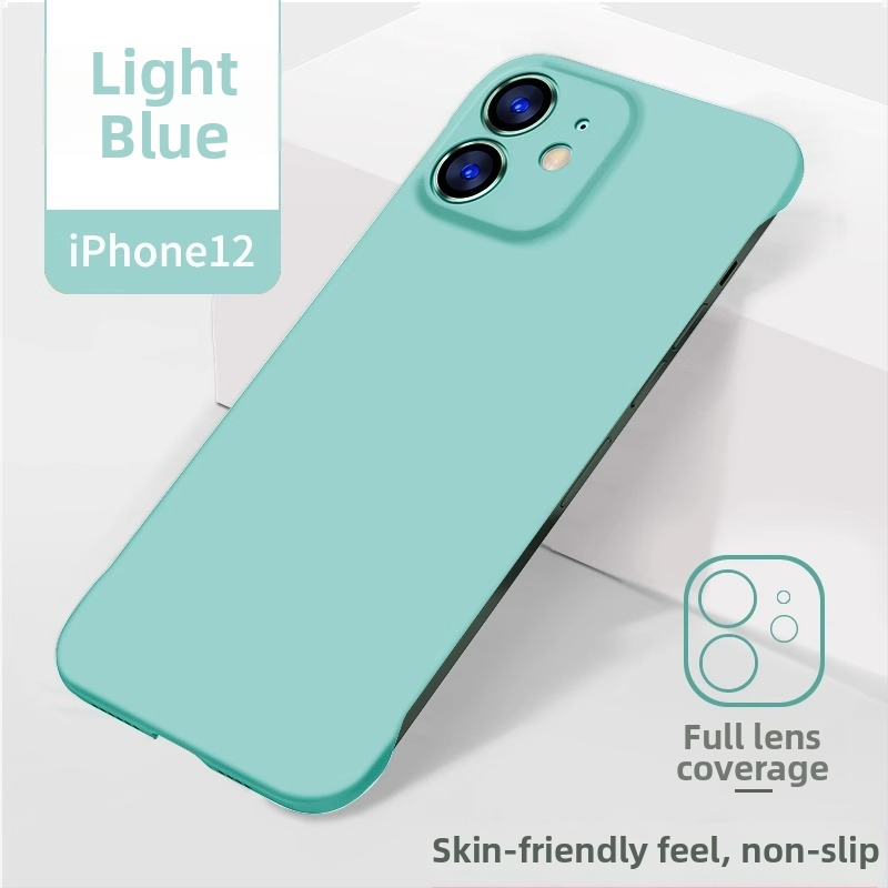 Калъф за iPhone 13–16, безрамков твърд корпус, матов PC материал, охлаждане и защита против изпускане