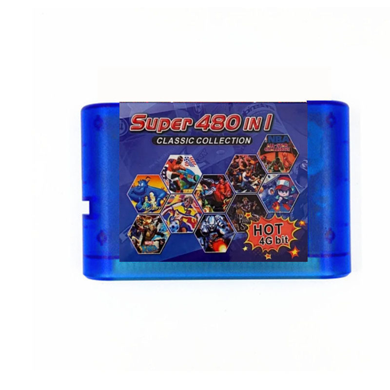 MD 16-bitni retro igrački kartica – 4GB memorije, ABS kućište, jednostavna verzija za Mega Drive