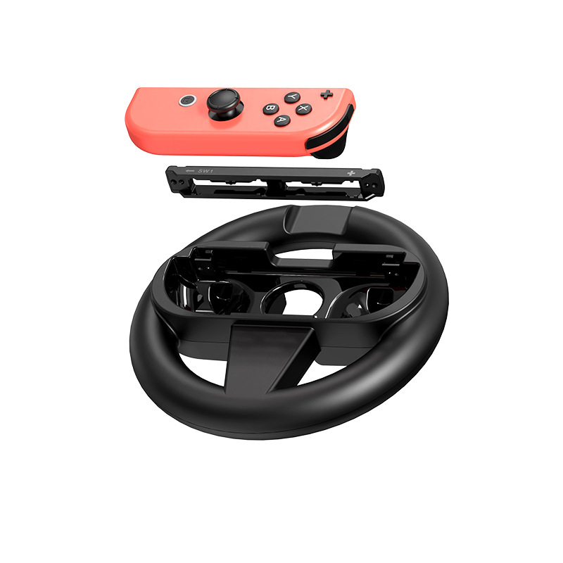 Switch2 vairo komplektas – 2 vnt. ABS vairo, modelis AL-NS2509, OEM apdorojimas, Mario Kart žaidimui
