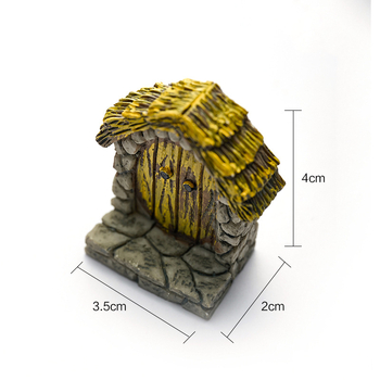 Σετ ρητίνης για μικροτοπία με βρύα – Πόρτα ξωτικού σε άδειο πόλη, DIY, διακόσμηση