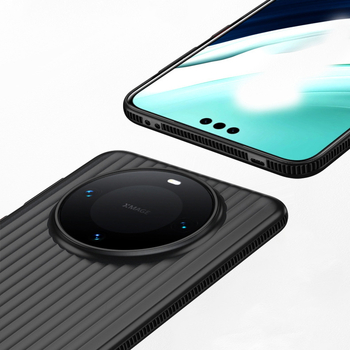 Huawei Mate80 Pro Max telefonvédő - Csúszásmentes, mágneses vonzás, matt PC felület, hullámzó rács textúra