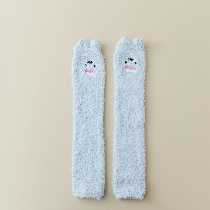 Manșete pentru cot pentru adulți, cu model Cartoon, brodate, calde pentru iarnă