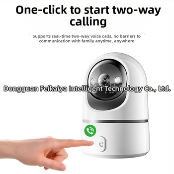 Feikaiya Ky-k02w Bezvadu Viedā Kamera Mājas Lietošanai ar Mobilo Lietotni, 1080p HD, Nakts redzamība, Iekštelpu lietošanai