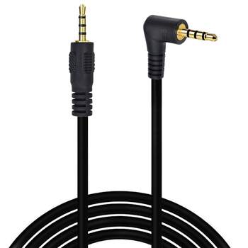 Audio kabel, 2,5 mm muški konektor, 4-žilni, zlatno obloženi kontakti, bakreno jezgro