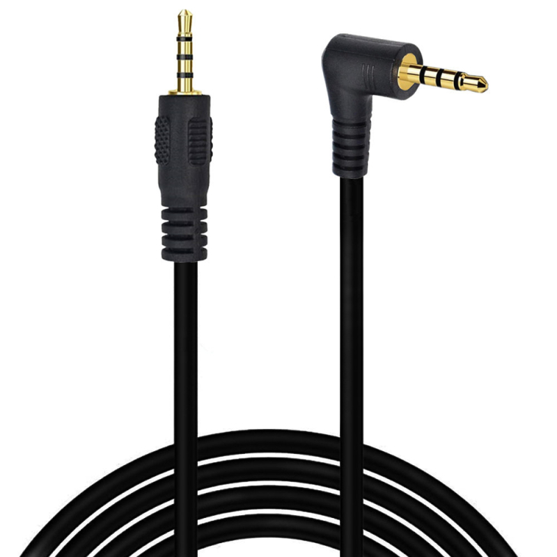 Audio kabel, 2,5 mm muški konektor, 4-žilni, zlatno obloženi kontakti, bakreno jezgro
