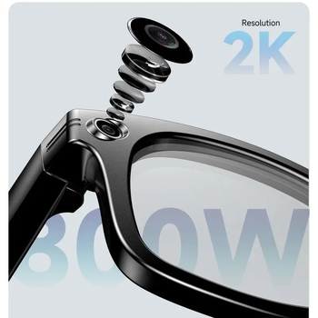 Náhlavné okuliare s AI prekladačom, 8MP kamera, Wi‑Fi, stabilizácia obrazu, 270mAh batéria