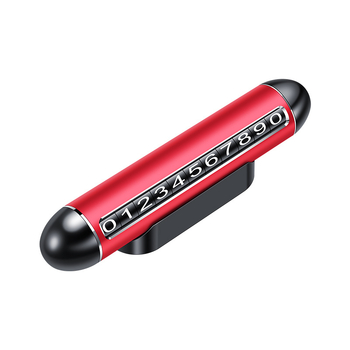 Aluminijski automobilni privremeni znak za parkiranje s pločom broja telefona, model QN-096, dimenzije 14 x 2,5 cm, višenamjenski sigurnosni čekić
