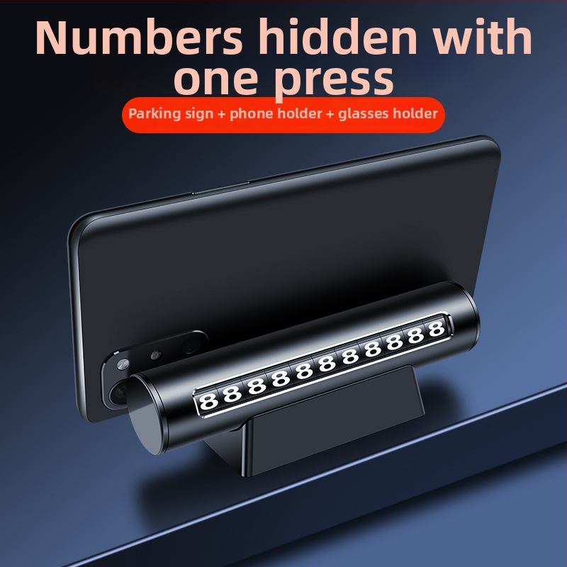 Kovová skrytá číselná doska s držiakom na telefón, odolná vysokým teplotám, tlač loga